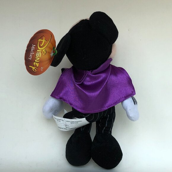 Disney Mickey Mouse New w/ Tag Halloween Vampire Plush  Toy 2+ - Picture 5 of 16